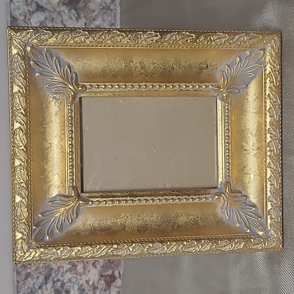 Gold picture frame